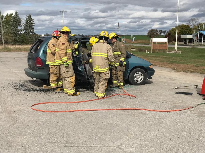 Auto extrication at our open house